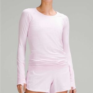 LULULEMON SWIFTLY TECH LONG SLEEVE SHIRT 2.0 MEADOWSWEET PINK